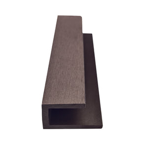 Cladding Chocolate Brown U Trim