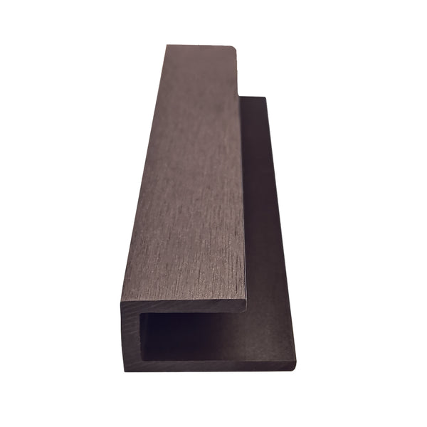 Cladding Chocolate Brown U Trim