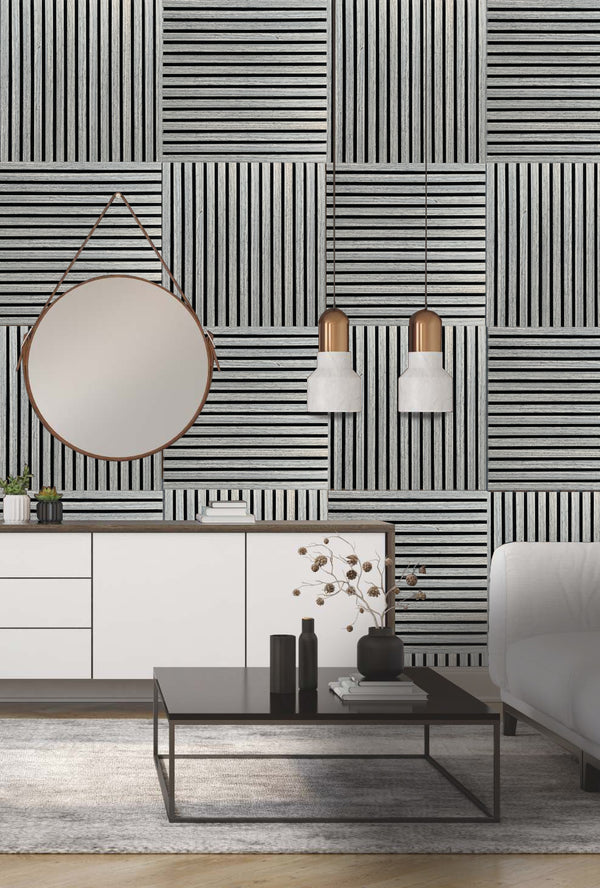 Square Acoustic Panel - Grey Oak