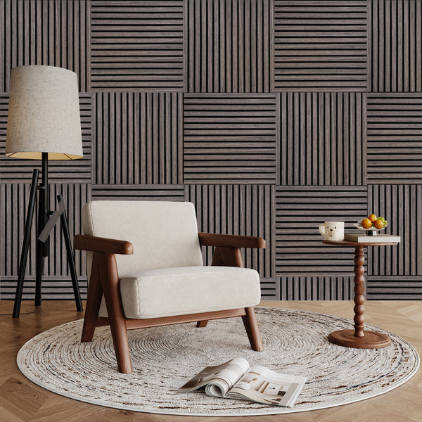 Square Acoustic Panel - Chocolate Brown