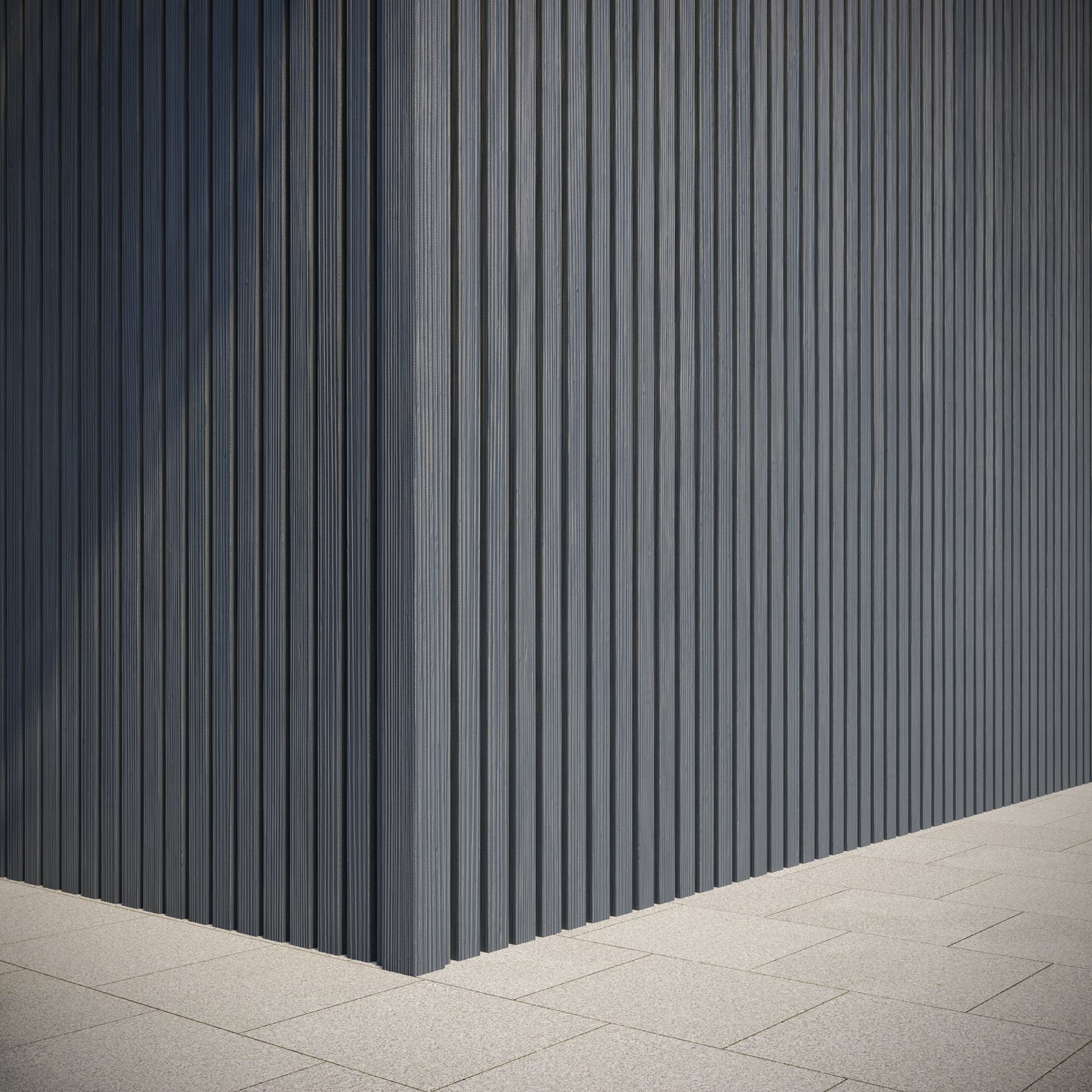 Blue Grey External SlatWall Trim
