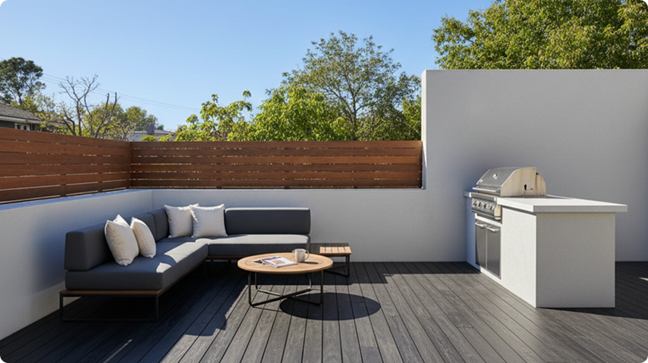 Composite Decking - Charcoal before image