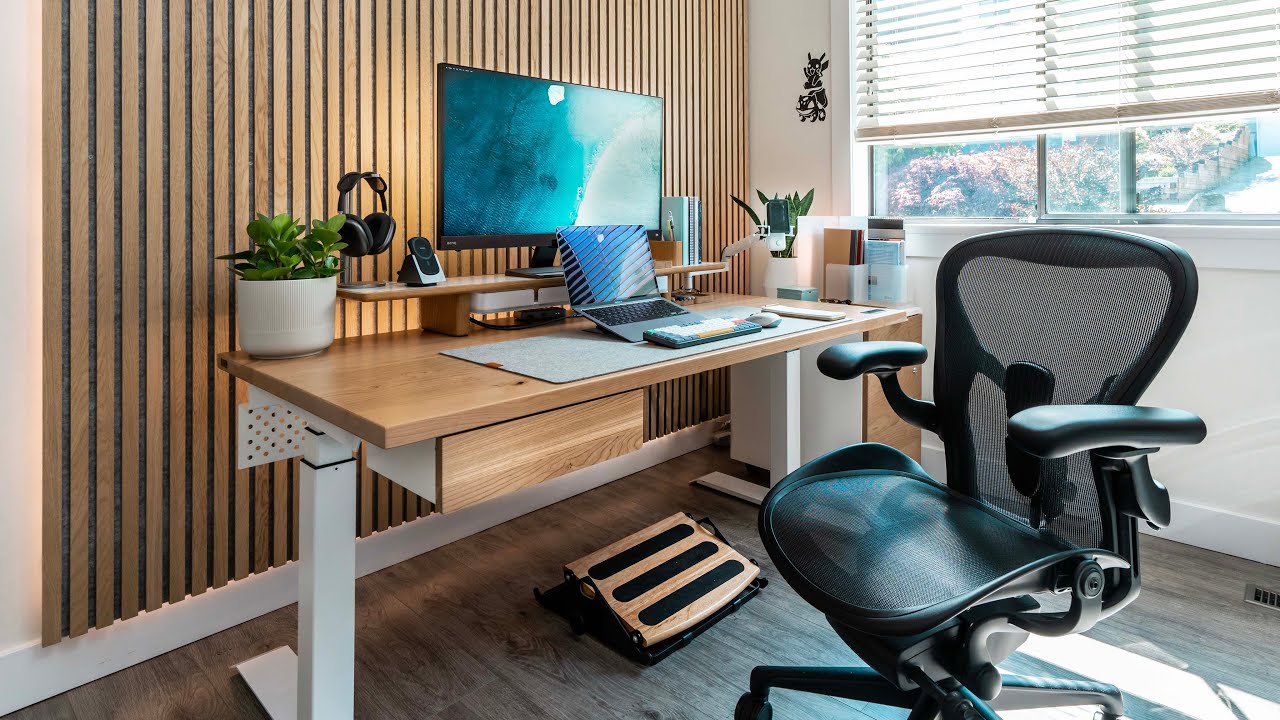 Elevate Your Office Space with Stylish Wooden Wall Panels