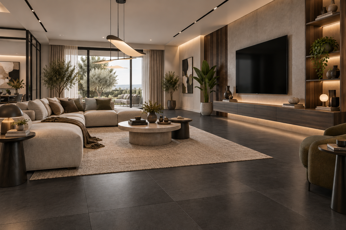 Tile Effect Flooring