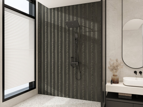 Aluvo LS Slats Black Wood