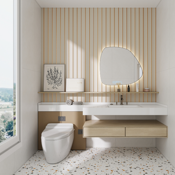 Aluvo Curved Slats Cream