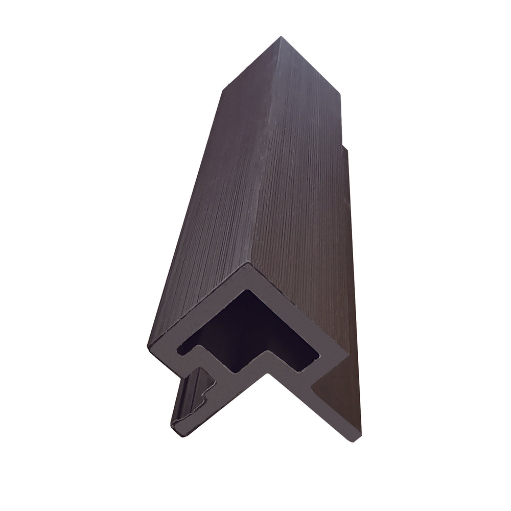 SlatWall Chocolate Brown External Trim