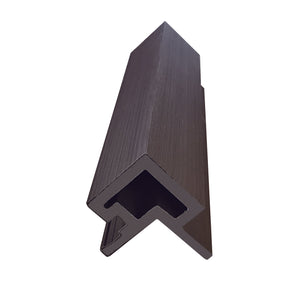 SlatWall Chocolate Brown External Trim