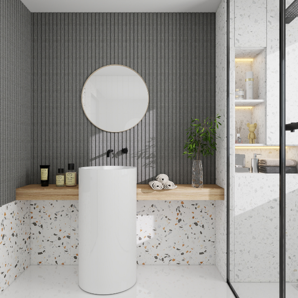 Aluvo Weave Slats Braided Steel