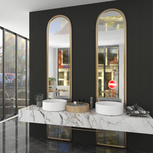 Aluvo Half Round Black