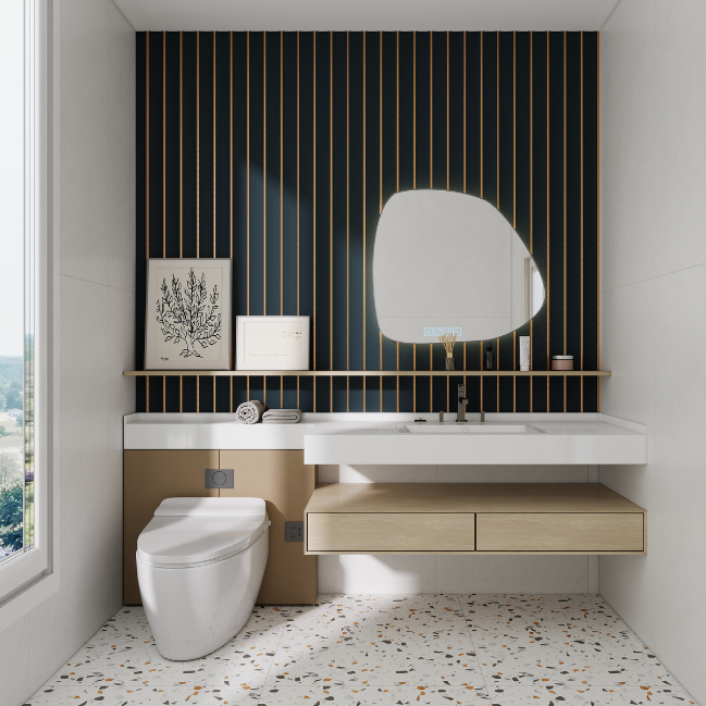 Aluvo Curved Slats Navy