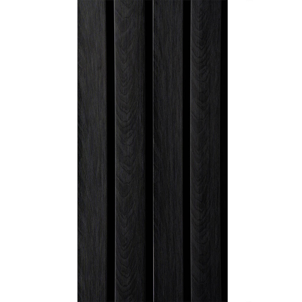 Aluvo 4 Slats Black Wood