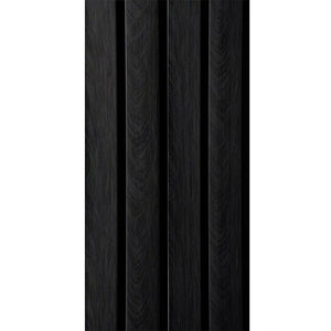 Aluvo 4 Slats Black Wood