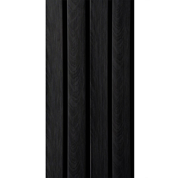 Aluvo 4 Slats Black Wood