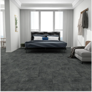 Anthracite Marble SPC flooring UK waterproof marble effect flooring