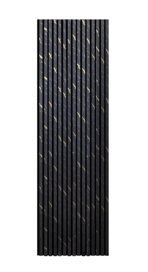 Acoustic Panel - Black Gold Marble