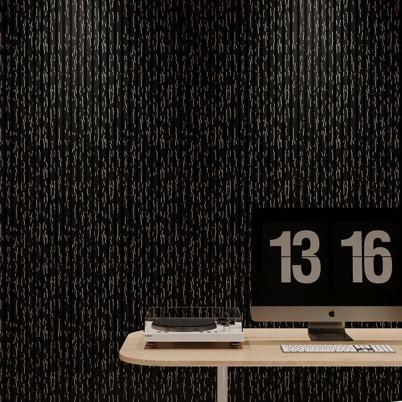 Acoustic Panel - Black Gold Vein