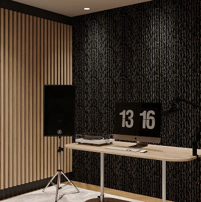 Acoustic Panel - Black Gold Vein