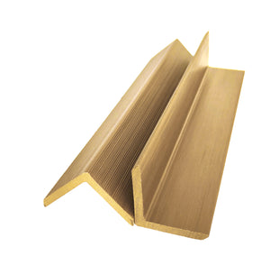 Neowall Blackline Series teak edge seal for slat wall panels with seamless finishing