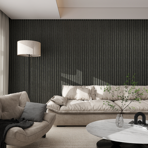 Aluvo 4 Slats Black Wood