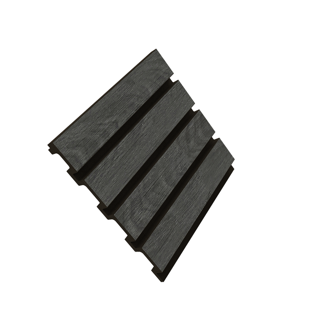 Aluvo 4 Slats Black Wood