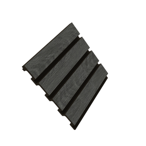 Aluvo 4 Slats Black Wood