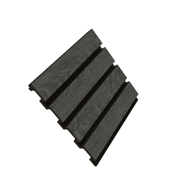 Aluvo 4 Slats Black Wood