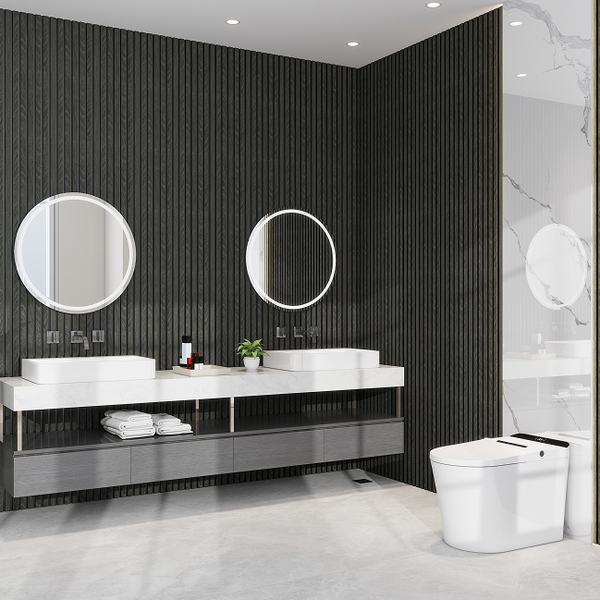 Aluvo 6 Slats Black Wood