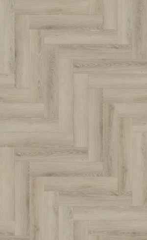 Butternut beige herringbone wall panel design for bright interior spaces