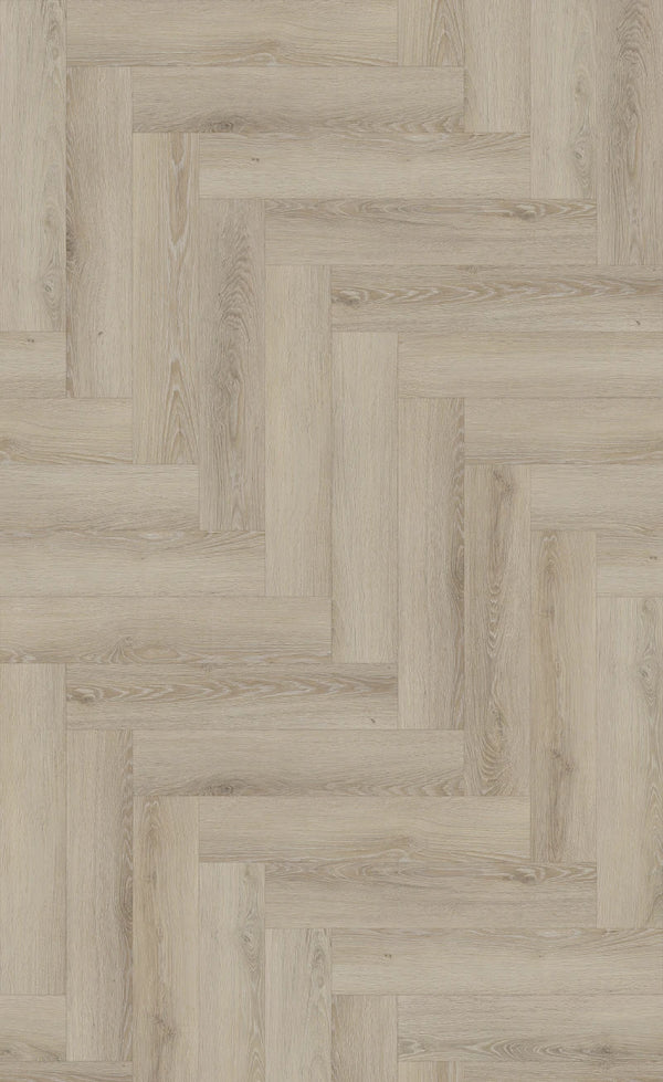 Butternut beige herringbone wall panel design for bright interior spaces