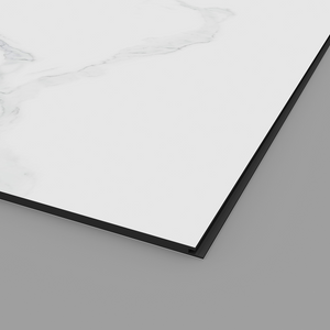 Elegant white marble wall panels for modern feature walls