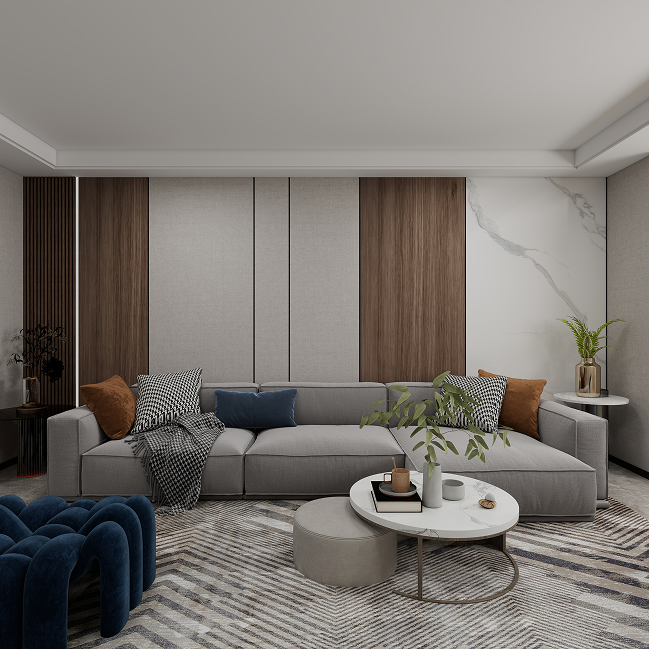 Neowall Vellura Carrara Marble wall panels with white marble-effect finish