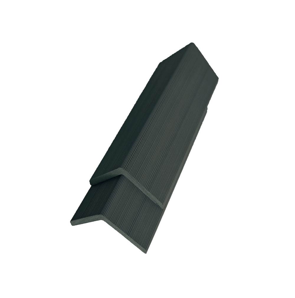 Neowall Charcoal SlatWall edge seal trim for clean and seamless panel finishing