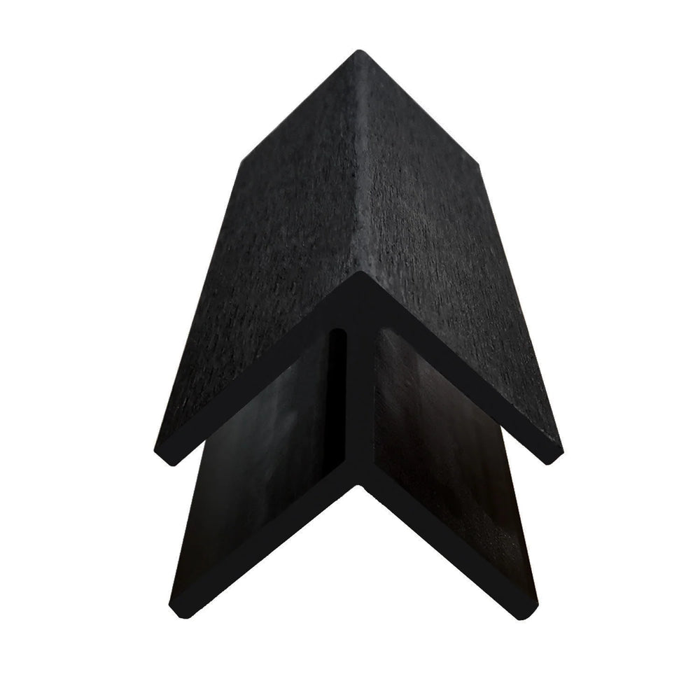 Neowall charcoal external end trim for composite cladding panel edges