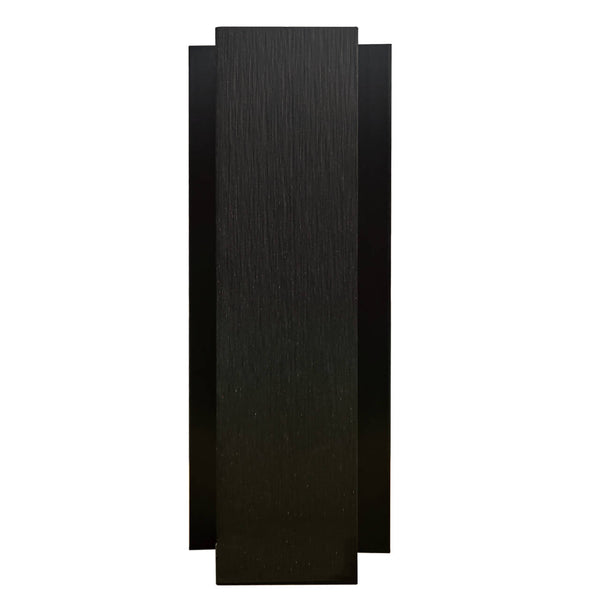 Charcoal composite H trim connector for exterior wall cladding systems