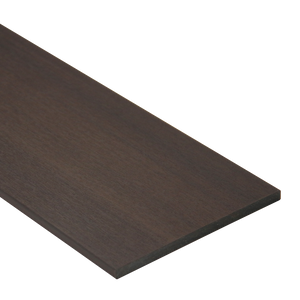 Choco brown composite decking fascia board by Neowall for outdoor deck frame covering
