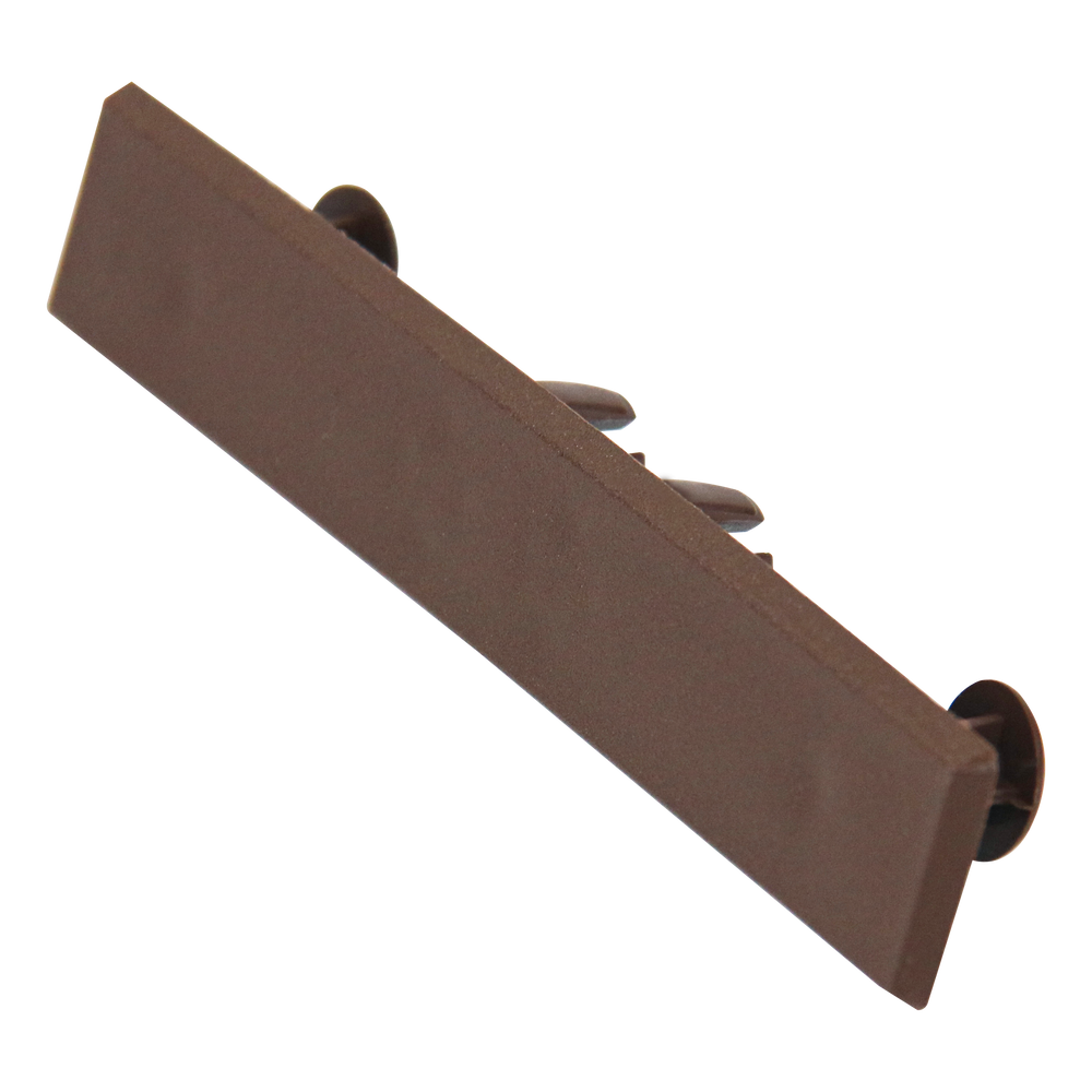 Neowall Co Extrusion Decking End Caps Choco Brown composite end caps for decking boards