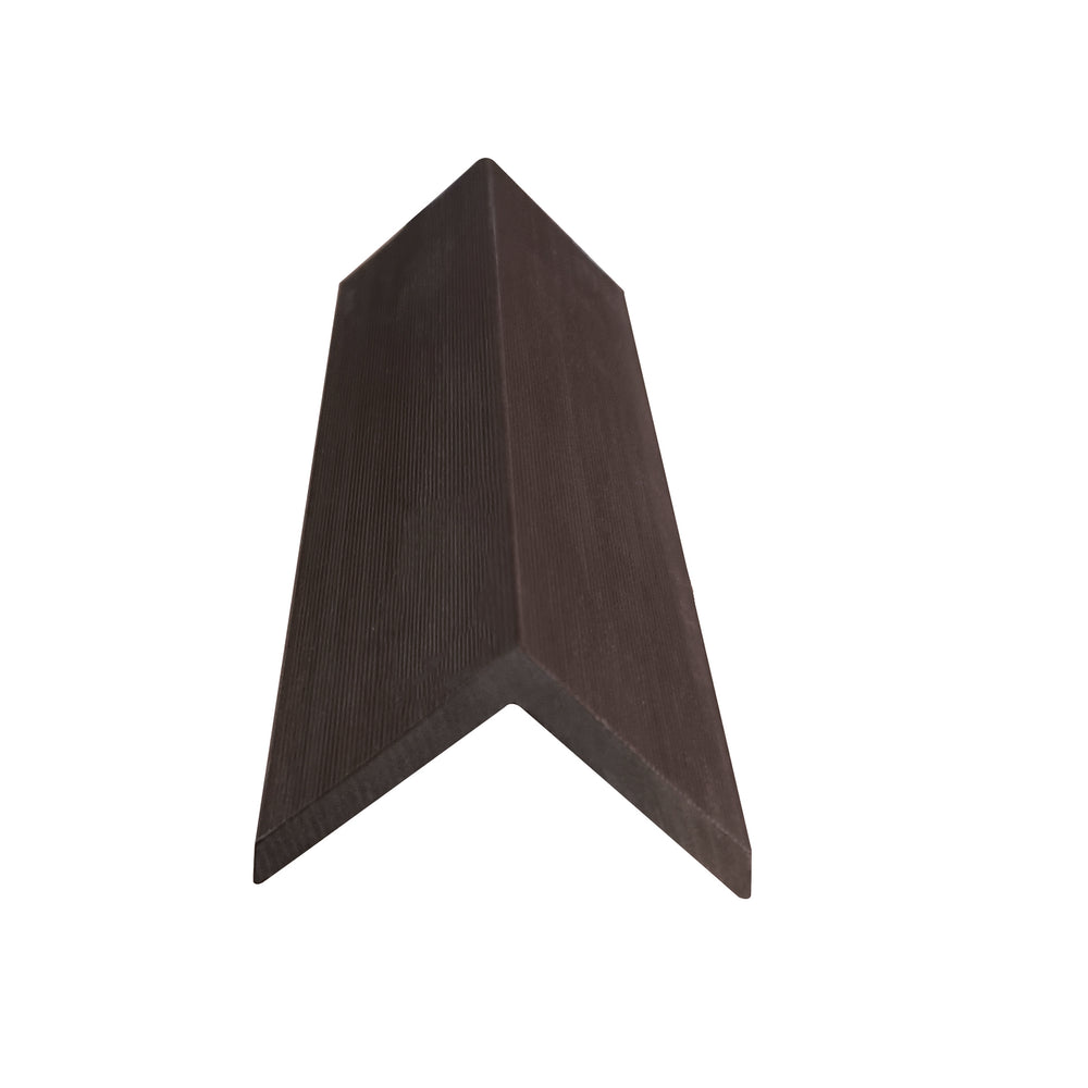 Neowall Chocolate Brown SlatWall edge seal trim for seamless panel edge finishing