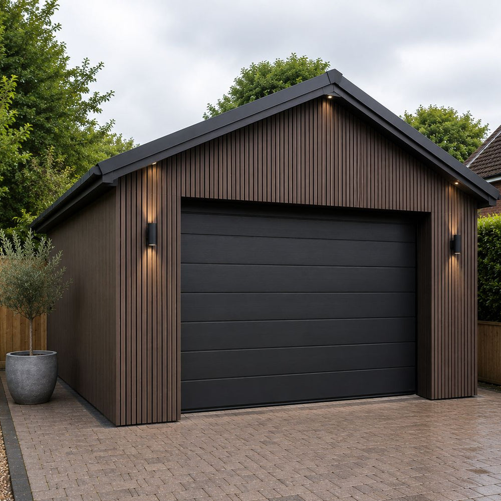 Composite SlatWall - Chocolate Brown