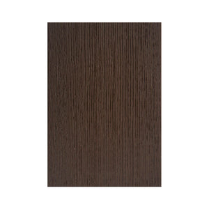 Chocolate brown capped composite decking nosing board profile for step and deck edge protection