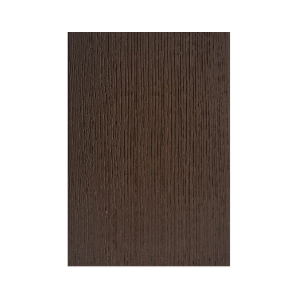 Chocolate brown capped composite decking nosing board profile for step and deck edge protection