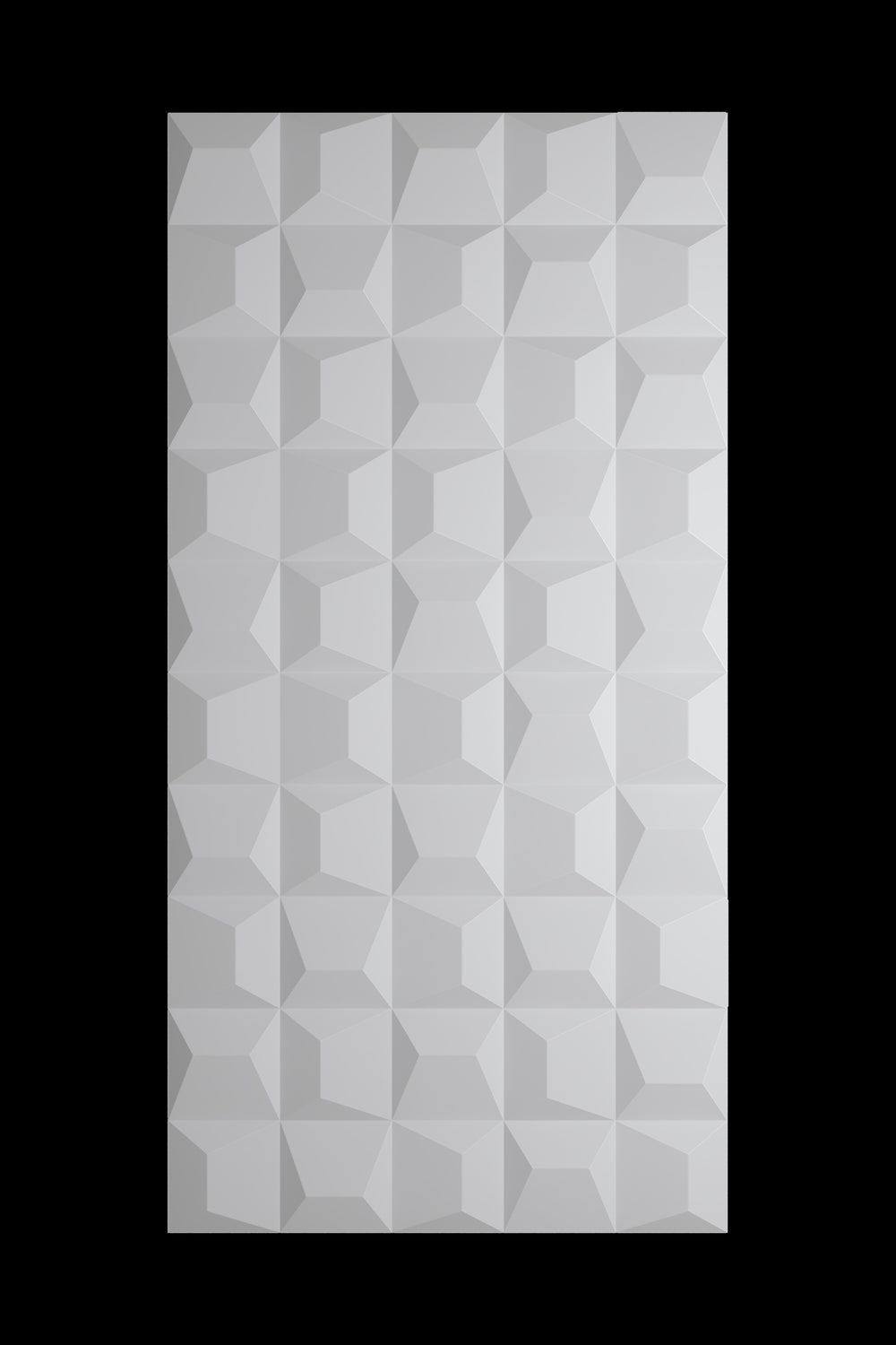 Pure White PU Stone Cube