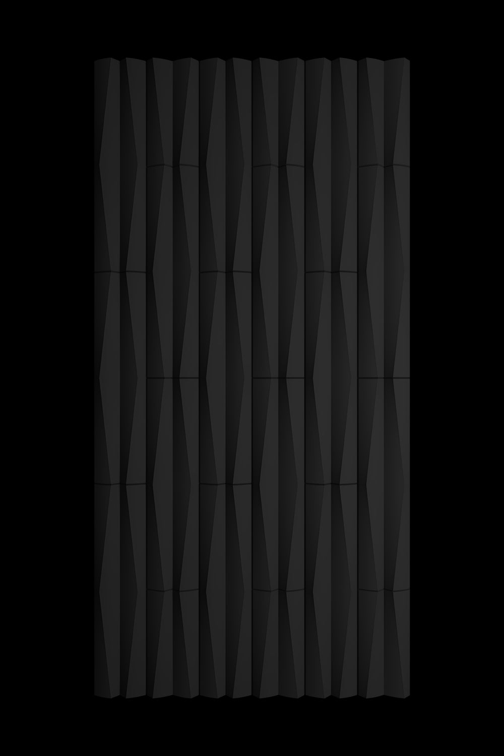 Midnight Black PU Stone Line