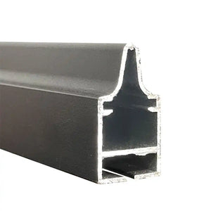 Fence Aluminium Bottom Trim for composite fencing installation