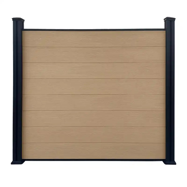 Fencing Teak composite panels for warm natural UK gardens