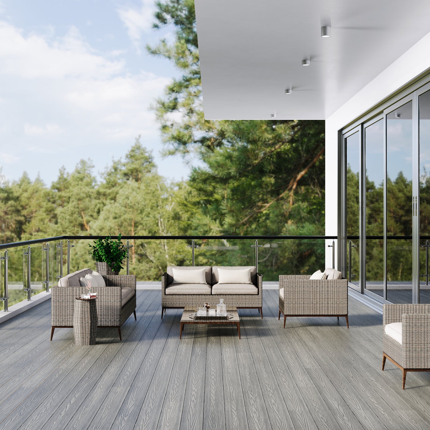 Composite Decking - Grey