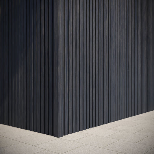 Charcoal External SlatWall Trim