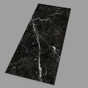 Graphite marble effect wall panels for modern luxury interiors