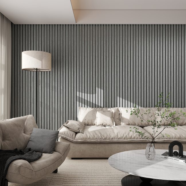 Aluvo 4 Slats Grey Oak