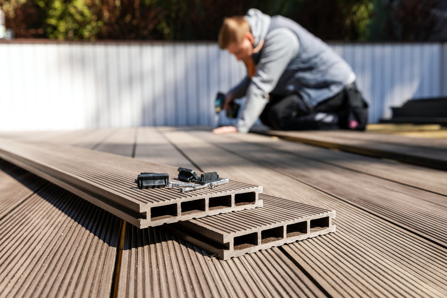 5.0m Composite Decking - Chocolate Brown